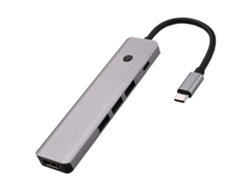 Concentrador USB con adaptador USB C 5 en 1 múltiple con 1 puerto 4k, 1 PD E de 100 W y 3 puertos USB 3.0 para MacBook Pro/Air, Mac Pro, iMac, Surface Pro, XPS Jytgalx