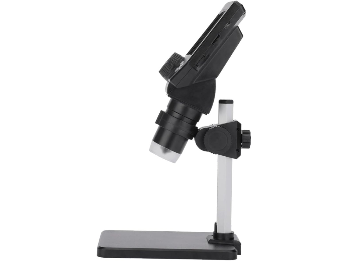 Microscopio Digital, Aumento De 1 A 1000x, Pantalla Lcd Led, Soporte De Aluminio De 8 Mp.