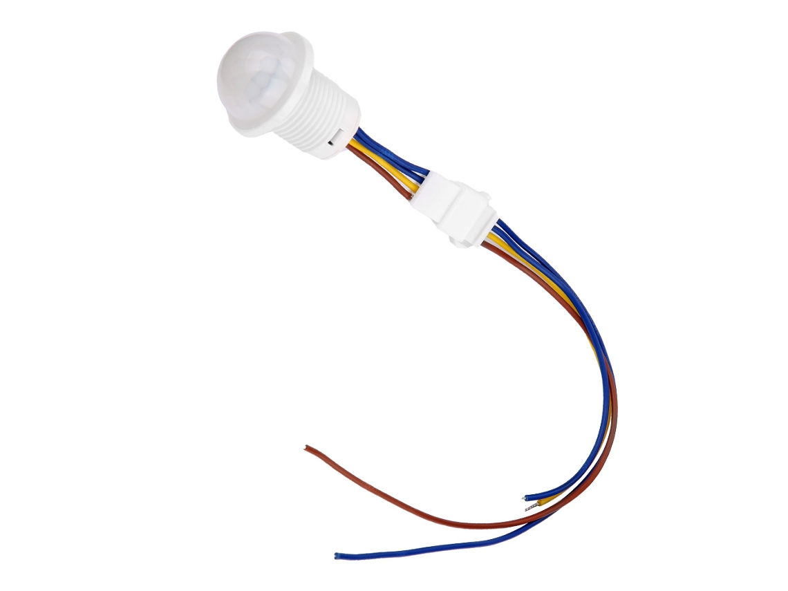 2026dz - Interruptor de control automático con sensor de movimiento LED infrarrojo MR HW06A 1-40W 35*25mm