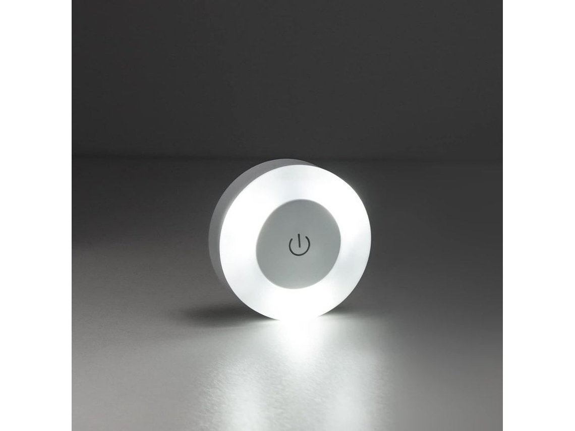 Luz Nocturna Inalámbrica Recargable, Tira De Led Blanco Cálido, 1 Unidad.