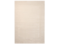 Tapete Retangular De Lã Tufado À Mão Beliani Kargil De Lã Branco 200x300