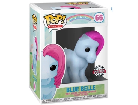 Figura Pop! Juguetes Retro My Little Pony Blue Belle Modelo 66 54306 FUNKO