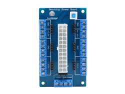 Placa De Distribución De Alimentación Atx Dc De 24 Y 20 Pines Con Indicador Led Y Botón De Control.