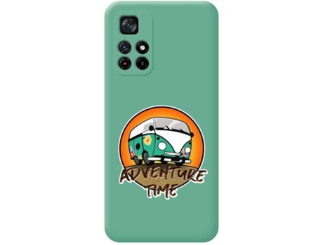 Carcasa Xiaomi POCO M4 Pro 5G TUMUNDOSMARTPHONE Adventure Time Verde