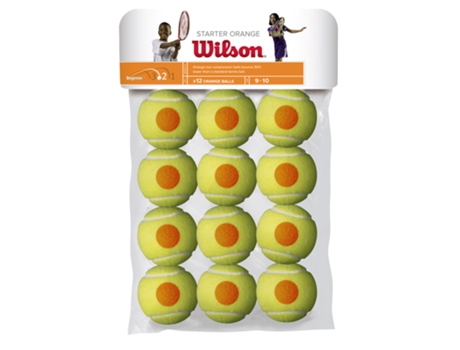 Juego de 12 pelotas de tenis WILSON Starter Orange
