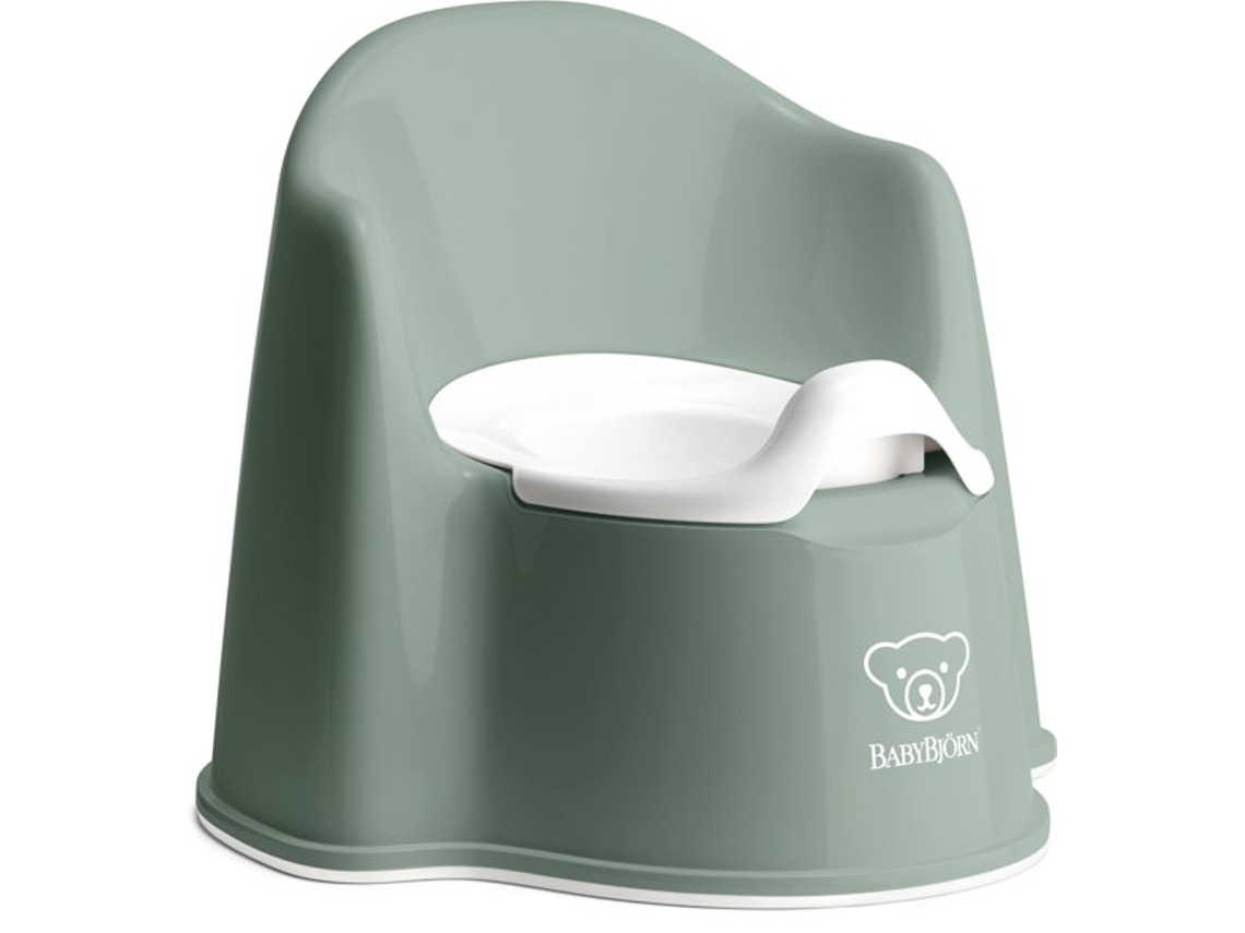 Asiento Orinal BABYBJÖRN Verde Profundo y Blanco