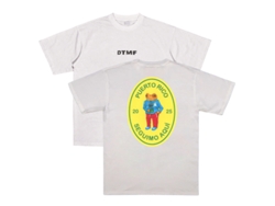 Rockinstone Bad Bunny Merch - Dtfm White Concho Camiseta(xxxl)
