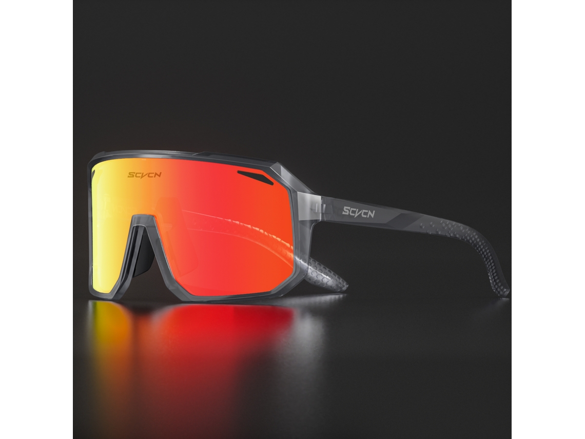 Gafas de ciclismo unisex MDUG UV400 con lentes TR 90 de poliacrilato negro