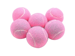 Rebe-6 Bolas De Tênis Rosa Resistentes Ao Desgaste Elásticas 66mm Para Mulheres Iniciantes A - B