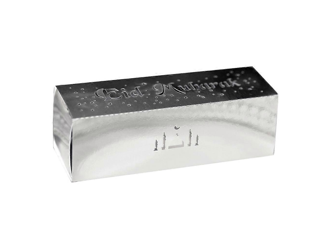 Caja de chocolates Eid Mubarak con 100 unidades, regalo de chocolate para Ramadán Kareem, islámico y musulmán. Hengjian