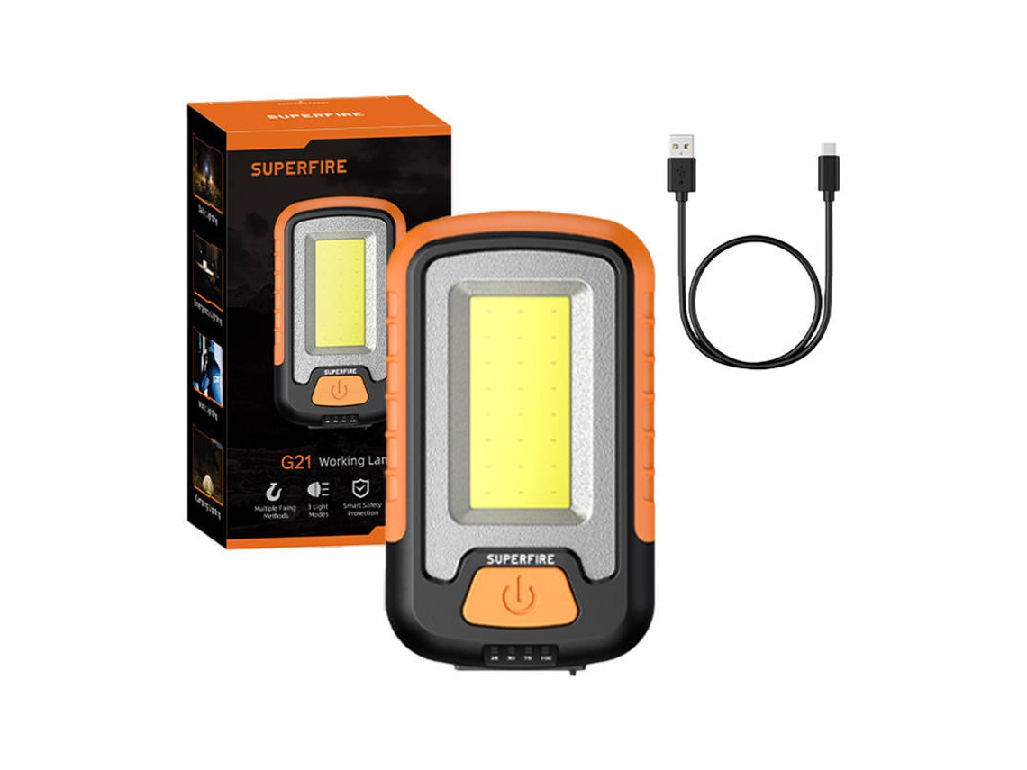 Linterna De Taller Superfire G21 650 Lm Usb