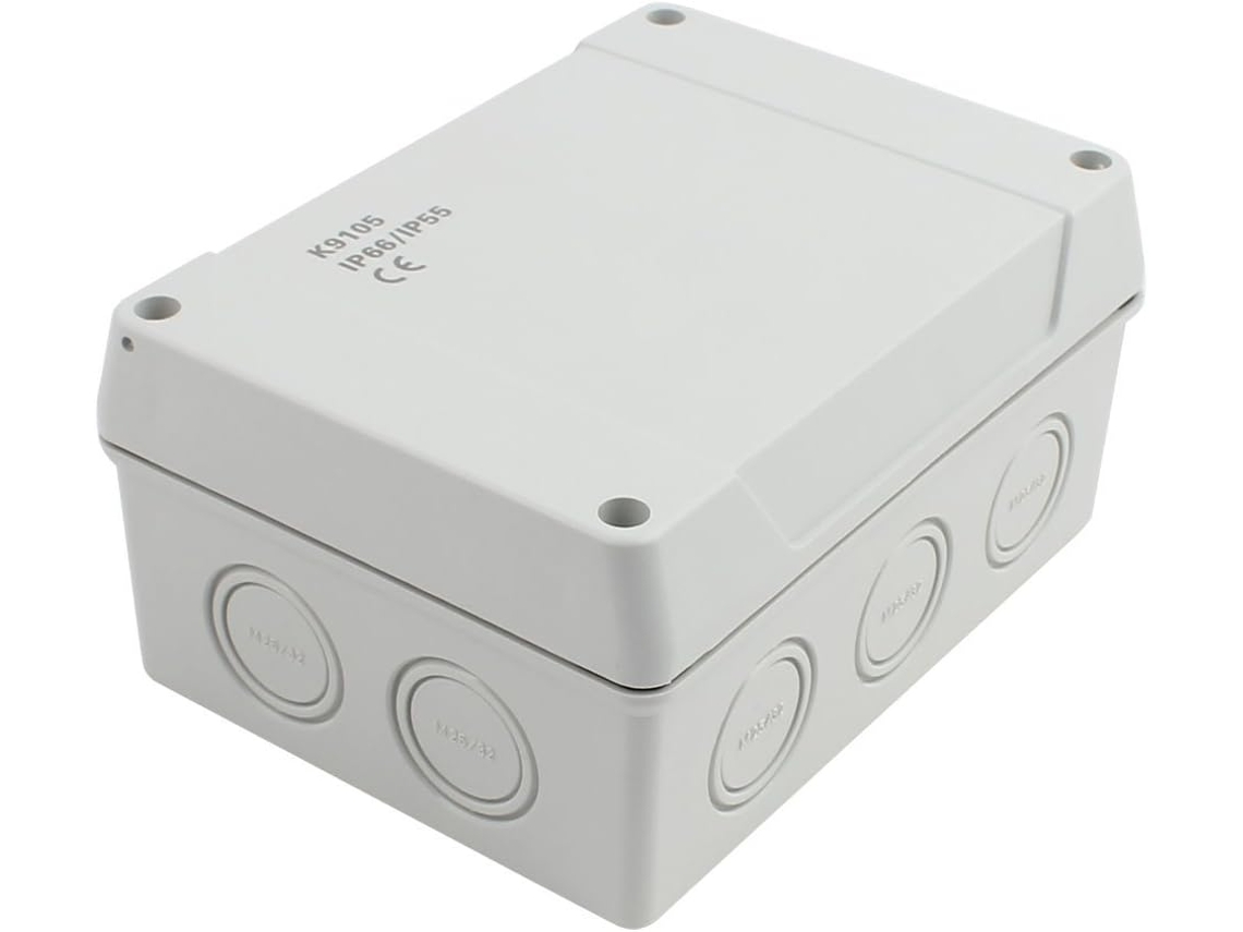 Caja de distribución impermeable 167x125x82mm Gris CHABERLU