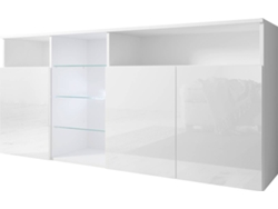Aparador MÓVEIS BONITOS Clark (Blanco - 150x35x70 cm)