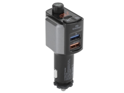 Kit Transmisor Para Coche Fm Bluetooth 5.0, Reproductor Mp3, Cargador De Coche Usb Dual, Pd18w, Qc3.0, Manos Libres.