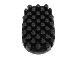 Peine Para Cabello Afro Con Banda Elástica Para Rizos - Herramienta De Peinado Lavable Con Dientes Grandes