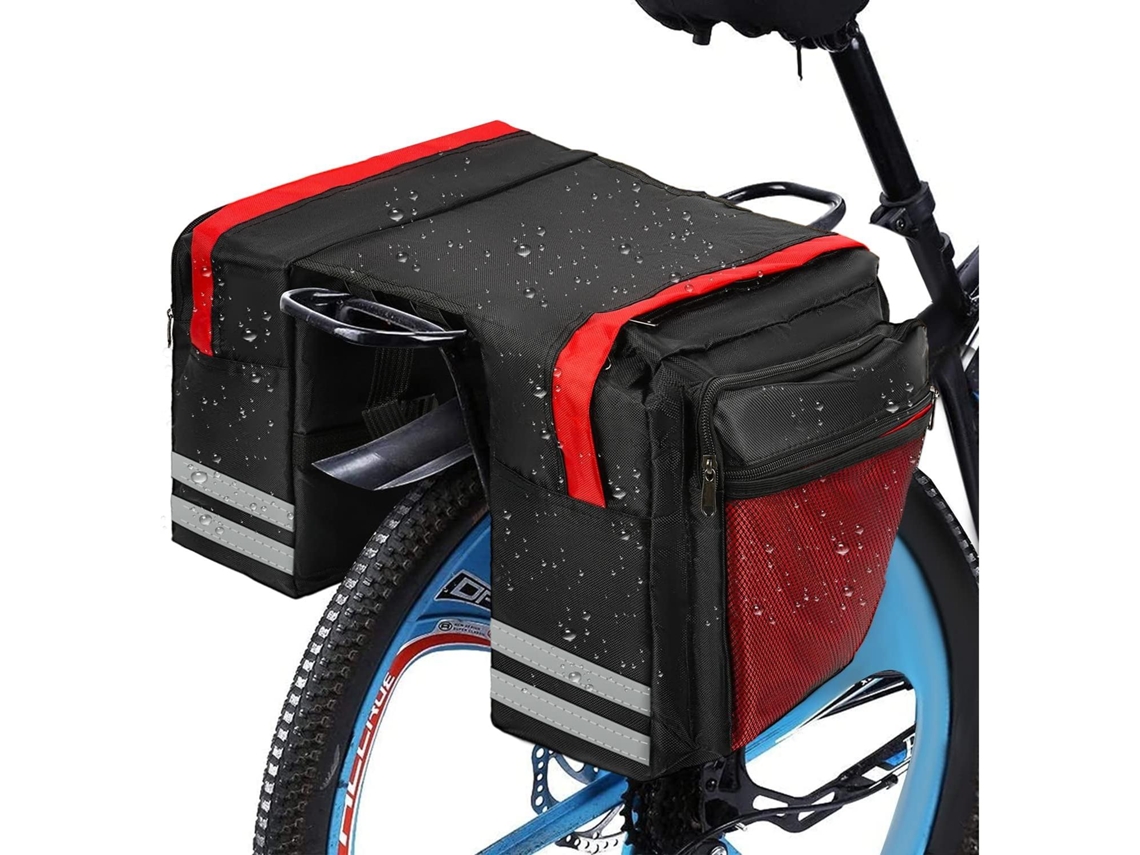 Alforjas para bicicleta, bolsa para equipo de doble capa Mdug