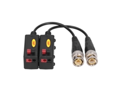 Balun transceptor HD de un solo puerto, fácil instalación, transmisión de video por cable coaxial.