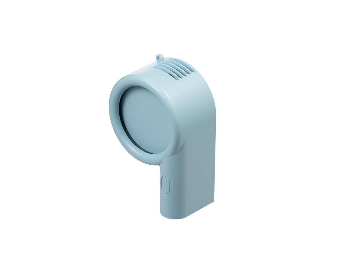 Ventilador De Cuello Colgante Con Carga Usb, De Escritorio, Portátil, Pequeño, Azul Eléctrico*