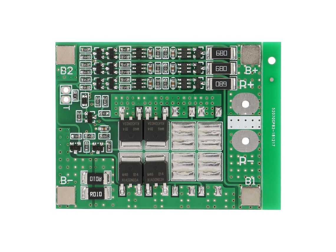 2026velora-cargador Bms Con Protección Y Balance Para Batería Li Ion 18650 12v 15a Placa Pcb
