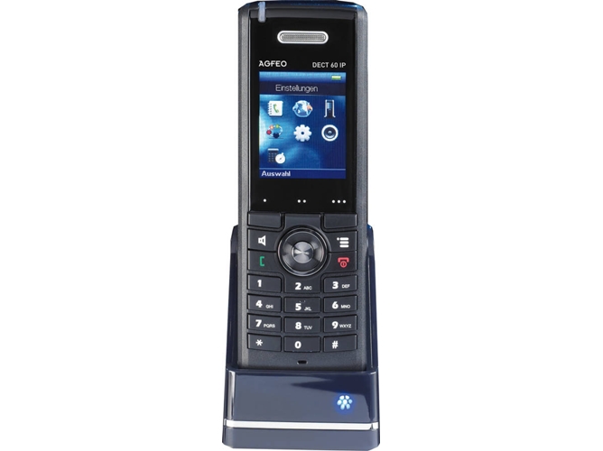 Teléfono fijo Sin Cable AGFEO DECT 60 negro