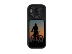 Mini cámara de acción MDUG de 2.7K con grabadora Wi-Fi, pantalla gran angular de 180 grados y pantalla de 1.47 pulgadas (64 g)