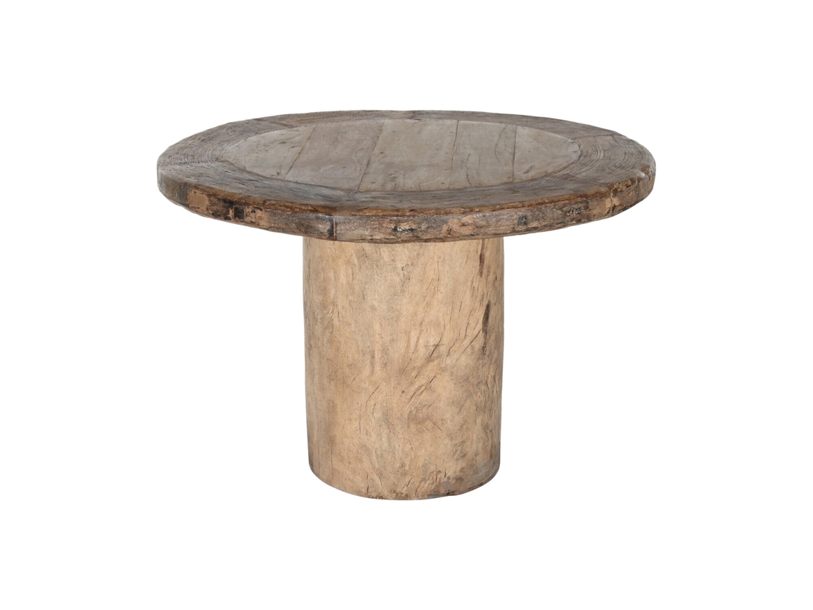 Mesa Comedor Teca Pieza Unica 110x110x76cm