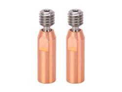 2 collares de boquilla de cobre y titanio bimetálicos para hotend Ender 3 V2 Pro, impresora 3D de 1,75 mm.