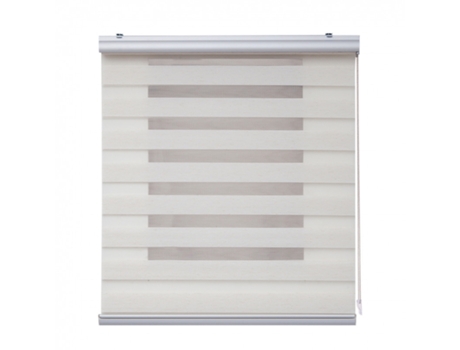 Estor Noche y Día Plus com Acabados de Aluminio STORESDECO (250 x 60 cm - Beige)