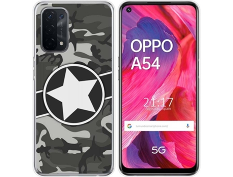 Carcasa Oppo A54 5G / A74 5G TUMUNDOSMARTPHONE Camuflaje 02