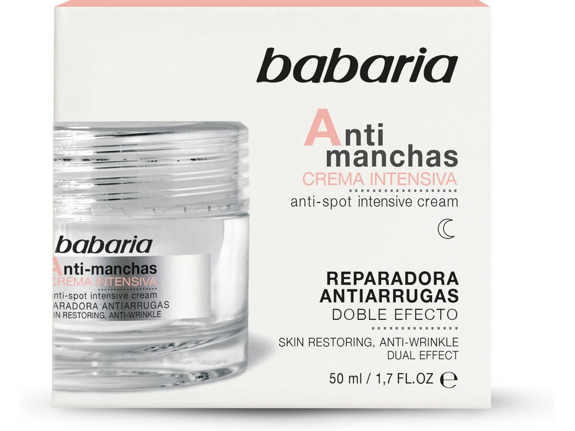 Crema Facial BABARIA Antimanchas (50 ml)