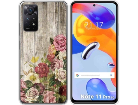 Carcasa Xiaomi Redmi Note 11 Pro TUMUNDOSMARTPHONE Dibujos Madera 08 Multicolor