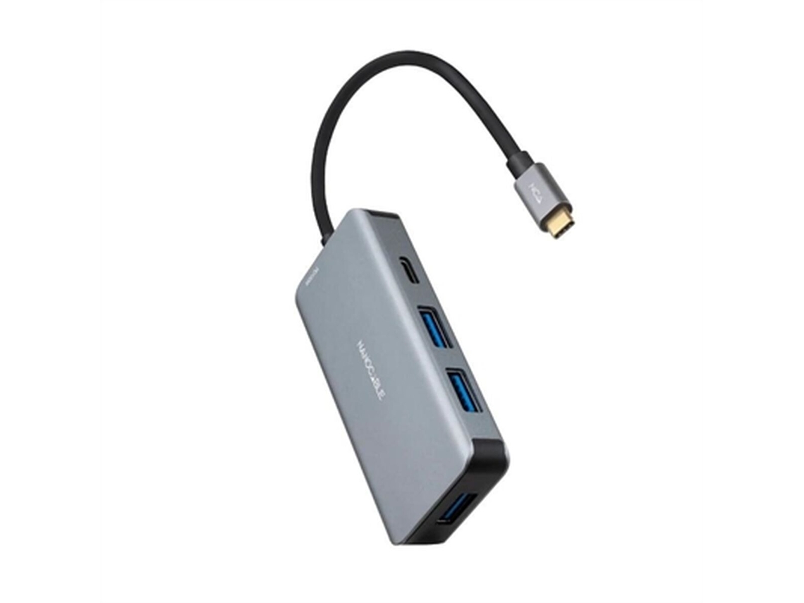 Hub USB NANOCABLE 10.16.1005 (5 - USB 3.2 - USB-C 3.2 Gen 1 (3.1 Gen 1) x 2 - USB-A 3.2)