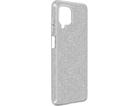 Carcasa Samsung Galaxy A12 AVIZAR Semi rígida Plata