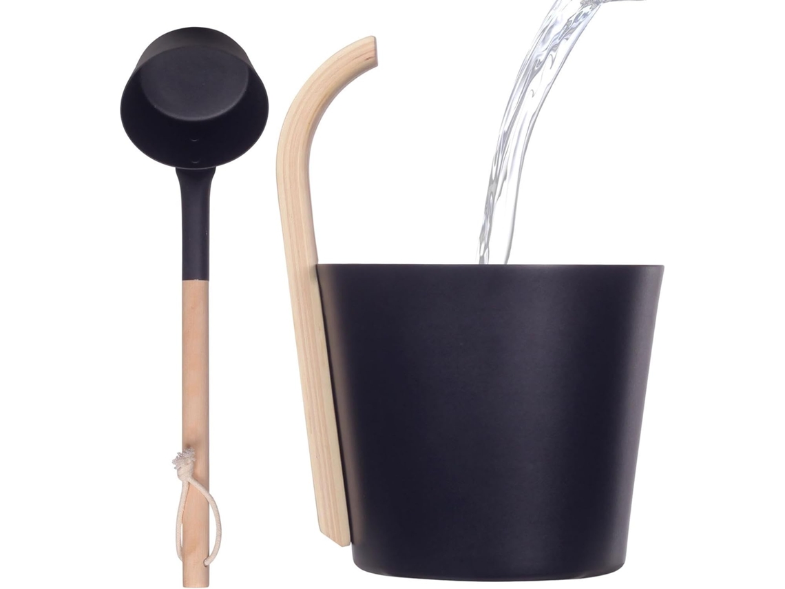 Sauna De Leña Seca - Tanque De Agua Resistente Al Calor - Pino Natural Con