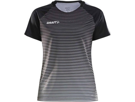Camiseta de Mujer para Fútbol CRAFT Control Multicolor Negro (XS)