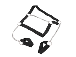 Arnés De Pecho Ajustable De Pu Estilo Punk Para Hombre Con Cadena De Metal Para Cosplay Y Fiestas.