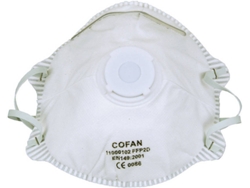 Set de 2 Mascarillas de Protección COFAN Com Válvula FFP2D