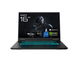 Portátil Gigabyte Gaming A16 Cwhi3es864sh (negro, SSD de 1 TB, pantalla QWERTY en español, 32 GB de RAM Intel)