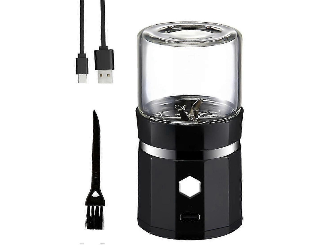 Mini molinillo eléctrico portátil Rosewell con batería USB y cepillo de limpieza para hierbas