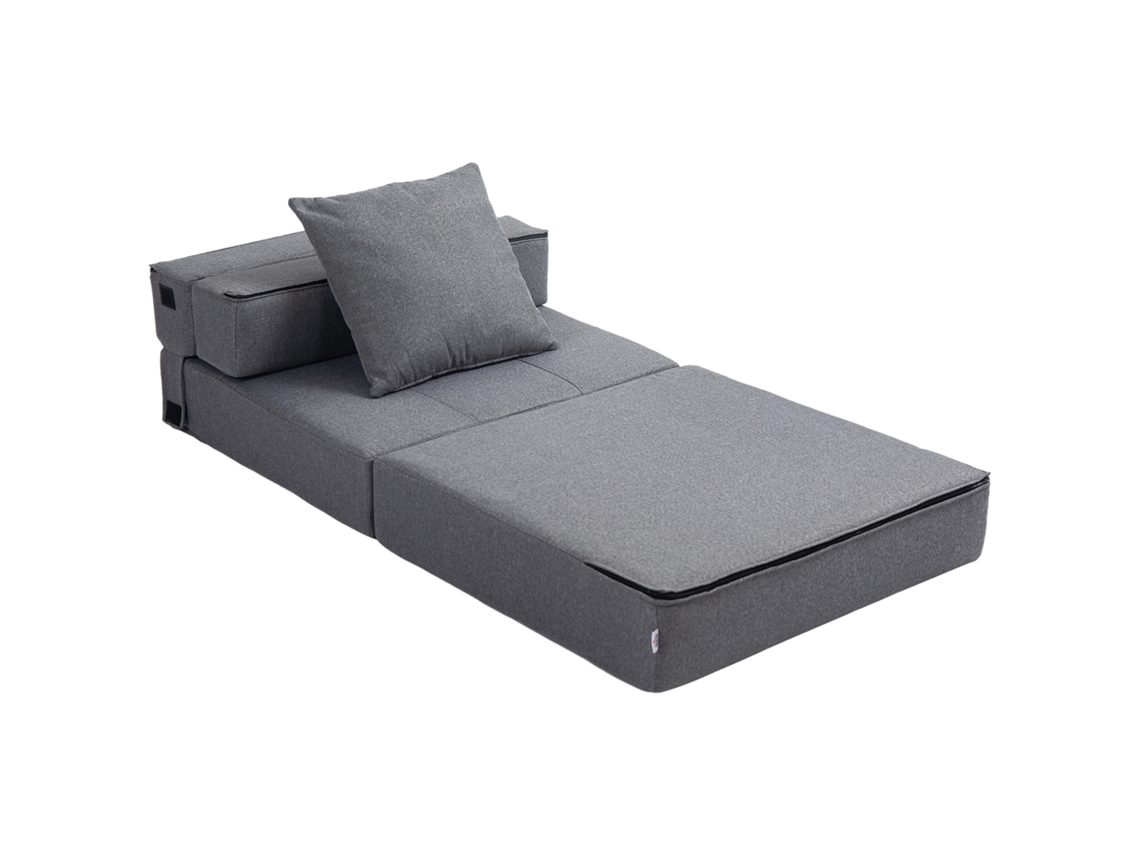 Sillón Relax para Invitados, 70x70x61cm, Gris Oscuro