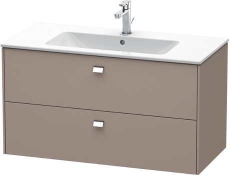 Mueble bajo encimera DURAVIT Brioso 102,0 x 47,9 cm con 2 cajones incl. hueco para sifón y delantal para lavabo ME by Starck 233610