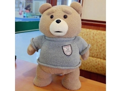 Oso De Peluche Estilo Película Ted 2 De 45 Cm Con Delantal, Juguete Suave, Regalo De Cumpleaños, Disney Ce