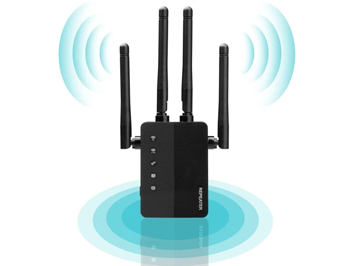 Amplificador de señal WiFi de hasta 8000 pies cuadrados, compatible con hasta 45 dispositivos Yizhood