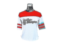 Disfraz De Harley Quinn Para Adulto Con Camiseta, Chaqueta, Pulsera, Cinturón Y Peluca Para Halloween Y Fiestas.