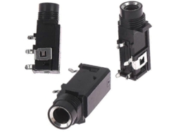 3 Conectores Hembra Estéreo De 6,35 Mm Y 4 Pines Para Adaptador De Audio.
