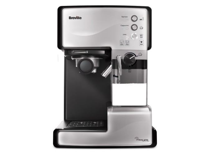 Cafetera BREVILLE PrimaLATTE (15 bar - Café Molido y monodosis)