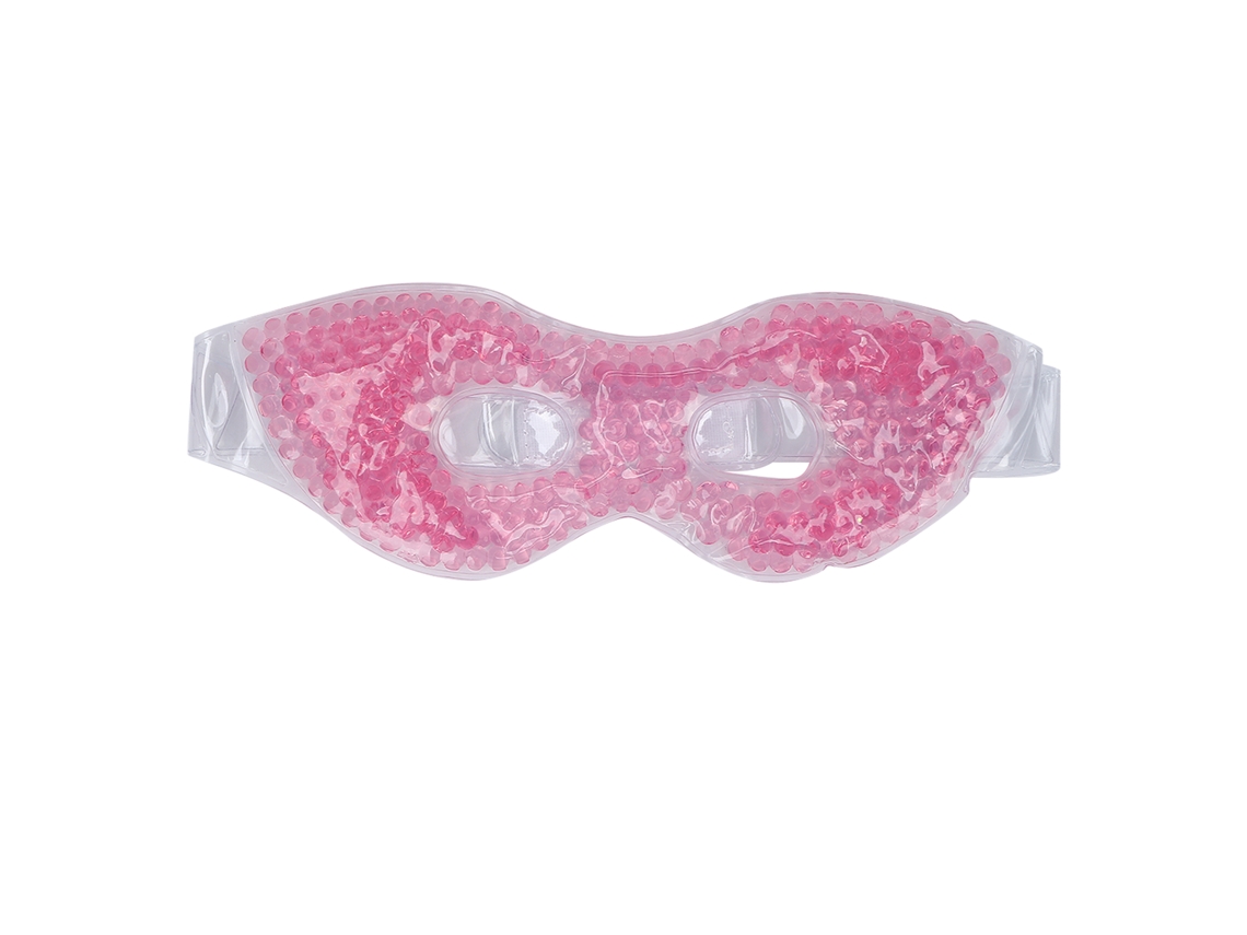 Paquete De Ojos Con Perlas De Gel Para Compresas Frías Y Calientes, Cubre Ojos Reutilizable Para Círculos Oscuros Y Fatiga, Rosa