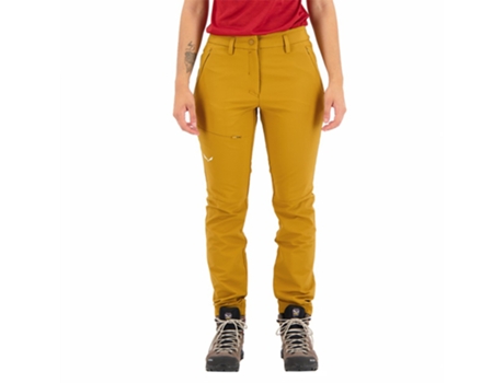 Calça SALEWA Calça Puez Dolomitic 2 Dst Castanho L Mulher
