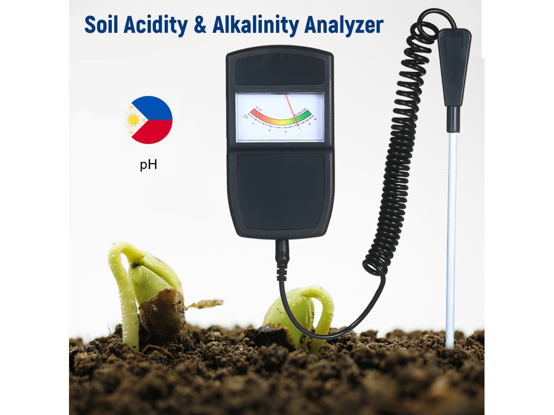 Test kit de ph do solo S/MARCA com sonda desmontável para análise de acidez e alcalinidade