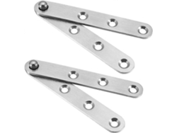 4 Piezas Bisagra Giratoria 360 Grados Para Puertas/ventanas, Acero Inoxidable 100mmx16mmx11mm, Accesorios De Muebles